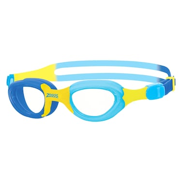 Zoggs Little Super Seal Swimming Goggle, Blue, Yellow, Clear