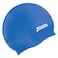 Zoggs Junior Silicone Swimming Cap, Royal Blue
