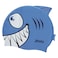 Zoggs Junior Silicone Swimming Cap, Blue Jaws