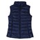Sleeveless Basic Puff Jacket for Women, Extra Small-Double Extra Large, Navy Blue