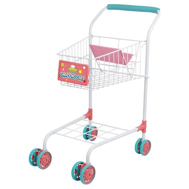 Power Joy Yum Yum Metal Shopping Cart, Multicolour