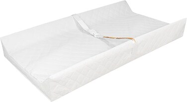 MOON Waterproof Contour Diaper Changing Mat Pad, 80 x 10 x 40 cm-White