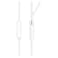 Philips Wired In-Ear Earphone TAE1105WT/00, White