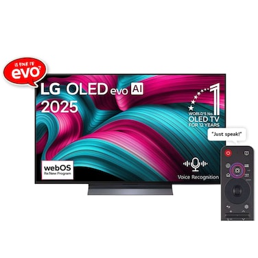 LG 77 inch OLED evo AI C5 4K 144Hz Smart TV AI Magic remote Dolby webOS25 2025