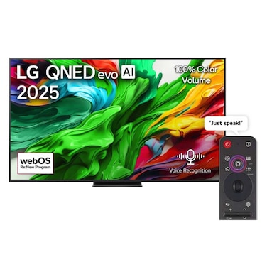 LG 75 inch QNED evo AI QNED86 MiniLED 4K 120Hz Smart TV AI Magic remote Dolby webOS25 2025