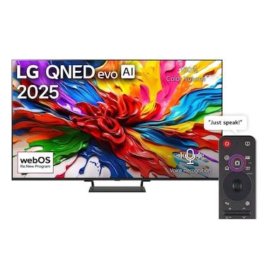 LG 75 Inch QNED evo AI QNED93 MiniLED 4K 120Hz Smart TV AI Magic Remote Dolby webOS25 2025