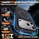 غطاء سيليكون مغناطيسي فاخر متوافق مع سلسلة iPhone 17 Pro Max أزرق داكن - مقاوم للصدمات، نحيف، ناعم الملمس مع دعم الشحن اللاسلكي المغناطيسي