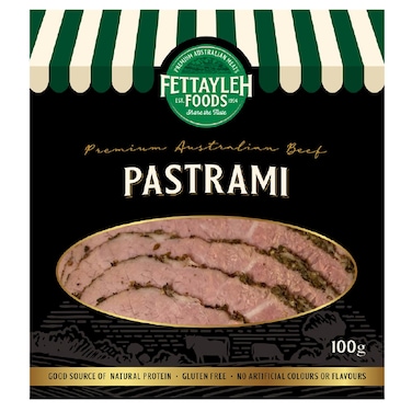 Fettayleh Beef Pastrami, 100g