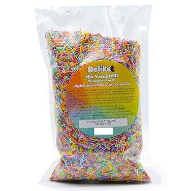 Deliket Mix Vermicelli for Sweet Decoration, 500g