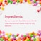 Deliket Colorful Sugar Shapes for Decorating Sweets, 110g