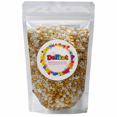Deliket Gold Magic Mix Sprinkles, 100g