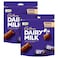 Cadbury Dairy Milk Plain Milk Chocolate Sharing Pack Special Offer, 156g Pack of 2