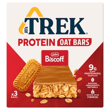 Trek Biscoff Protein Oat Bar, 50g Pack of 3