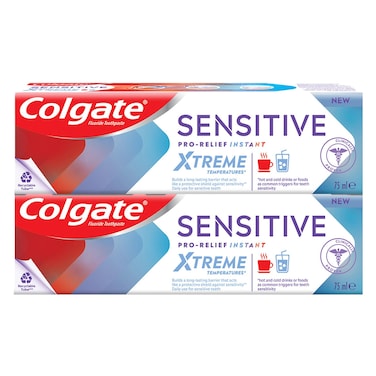 Colgate Sensitive Pro-Relief Instant Xtreme Temperatures Toothpaste, 75ml Pack of 2