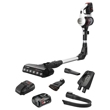 Bosch Rechargeable Electric Vacuum Cleaner BCS712GB, 0.3 L, White, Auto Mode