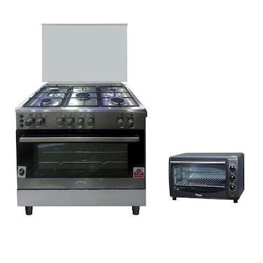 Super General Gas Cooker SGC9901FS, 90 cm, 5 Burners + Free Oven