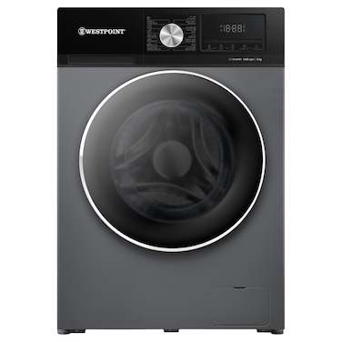 Westpoint Front Load Washer WMT914A25D, 9 kg, Low Energy Consumption, 1400 rpm, Grey