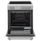 Hoover Ceramic Electric Cooker HVC V64E-S, Stainless Steel and Black, 4 Cooking Zones