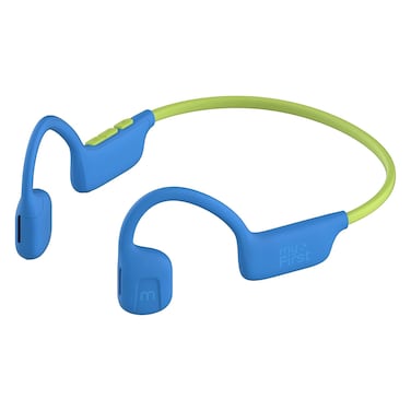 myFirst AirWaves Wireless Open-Ear Headphones for Kids, Blue