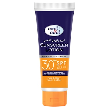 Cool &amp; Cool SPF-30 Sunscreen Lotion, 50ml