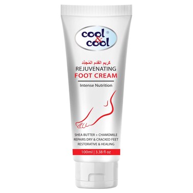Cool &amp; Cool Rejuvenating Foot Cream, 100ml