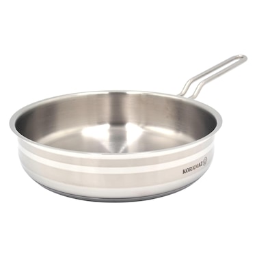 Korkmaz Astra 2, Stainless Steel Frypan, Silver, 26x6.5cm, 3.35L