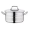 Korkmaz Astra 2, Stainless Steel Casserole, Silver, 26x14cm, 7.25L