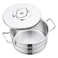 Korkmaz Astra 2, Stainless Steel Casserole, Silver, 26x14cm, 7.25L