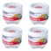 Lock &amp; Lock, 4 Pcs Interlock Stackable Containers, 500ml