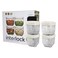 Lock &amp; Lock, 4 Pcs Interlock Stackable Containers, 500ml