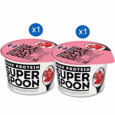 Kri Kri Pomegranate Raspberry and Goji Berry Flavoured Greek Yogurt, 175g Pack of 2