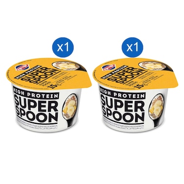 Kri Kri Banana Mango Linseed and Cereals Flavoured Greek Yogurt, 175g Pack of 2