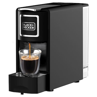 Black &amp; Decker Capsule Coffee Machine CCM100-B5, 1140 W, 0.6 L, Black, Fast Brewing