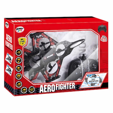 Power Joy Aero Fighter Remote Control Toy, 4 Channel, 2.4GHz