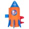Jazwares Blippi Rocket Ship Playset