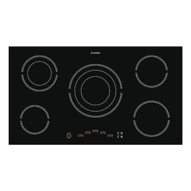 Ariston Built-In Hob HR9020B, 90 cm, Black, 5 Cooking Zones