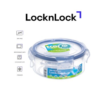 LocknLock 140ml Round Airtight Food Container &ndash; BPA-Free, Microwave, Freezer, and Dishwasher Safe
