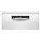 Bosch Series 4 Freestanding Dishwasher, SMS4HMW65M, 14 Place Settings, EcoSilence Drive, White