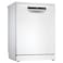 Bosch Series 4 Freestanding Dishwasher, SMS4HMW65M, 14 Place Settings, EcoSilence Drive, White