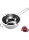 KASTWAVE Stainless Steel Double Boiler Pot,Melting Chocolate,Butter,and Candle Making,Melting Pot,Double Boiler for Chocolate Melting