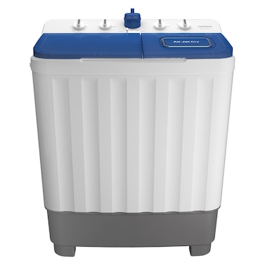 Hitachi Freestanding 8 Kg Top Load Semi-Automatic Twin Tub Washing Machine, LTT08JWTPFB (1350 RPM)