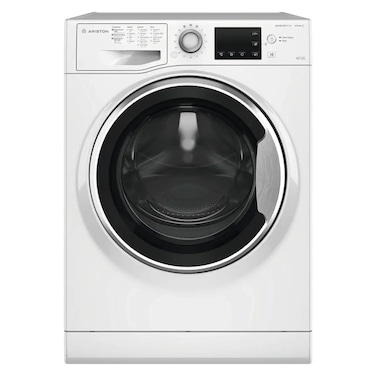 Ariston Front Loading Washer Dryer NDB9648WSGCC, 9/6 kg, Delay Start, 1400 rpm, Stainless Steel, White