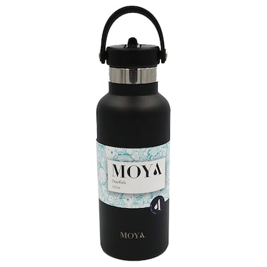 Moya Starfish Flask, Black, 500ml