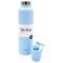 Moya Black Sea Flask with Powder Blue Lid, 700ml