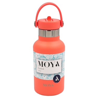 Moya Seashell Flask, Coral, 350ml