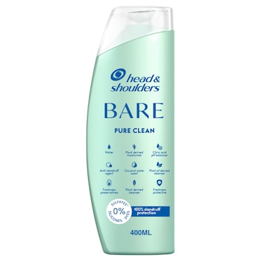 Head &amp; Shoulders Bare Pure Clean Shampoo, 400ml