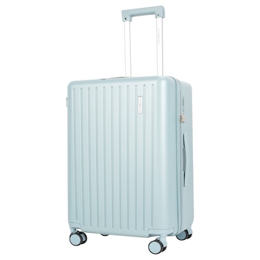 Cosmo Trekker Luggage Hard Trolley, Medium, Blue, 65cm
