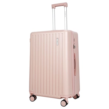 Cosmo Trekker Luggage Hard Trolley, Large, Pink, 75cm