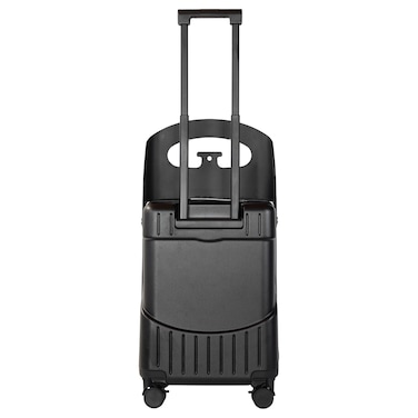 Cosmo Trekker Luggage Hard Trolley, Cabin, Black, 50cm