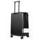 Cosmo Trekker Luggage Hard Trolley, Medium, Black, 65cm